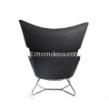 Cadeira de tecido Wingback de Imola Modern